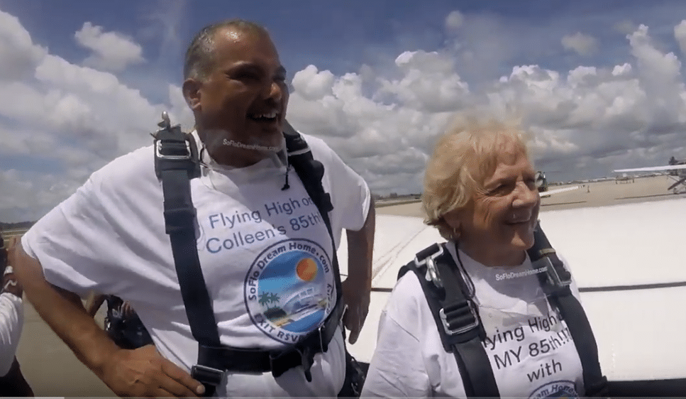 Colleen Skydives into 85