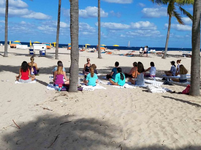 yoga on the beach lago mar fort lauderdale yoga joint south