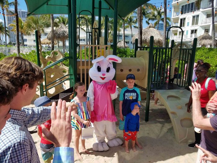 easter bunny on the beach fort lauderdale