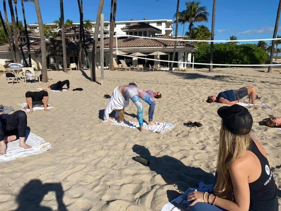 Holiday Fun and Yoga on the Beach