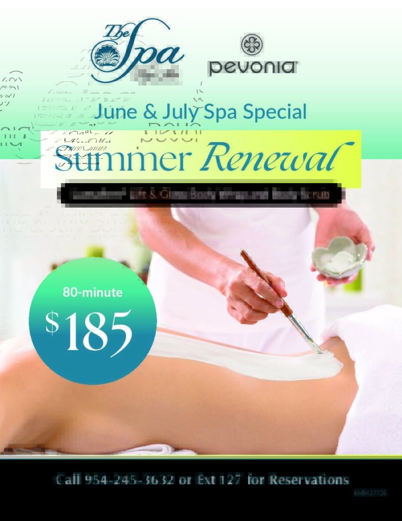 June & July Spa Special