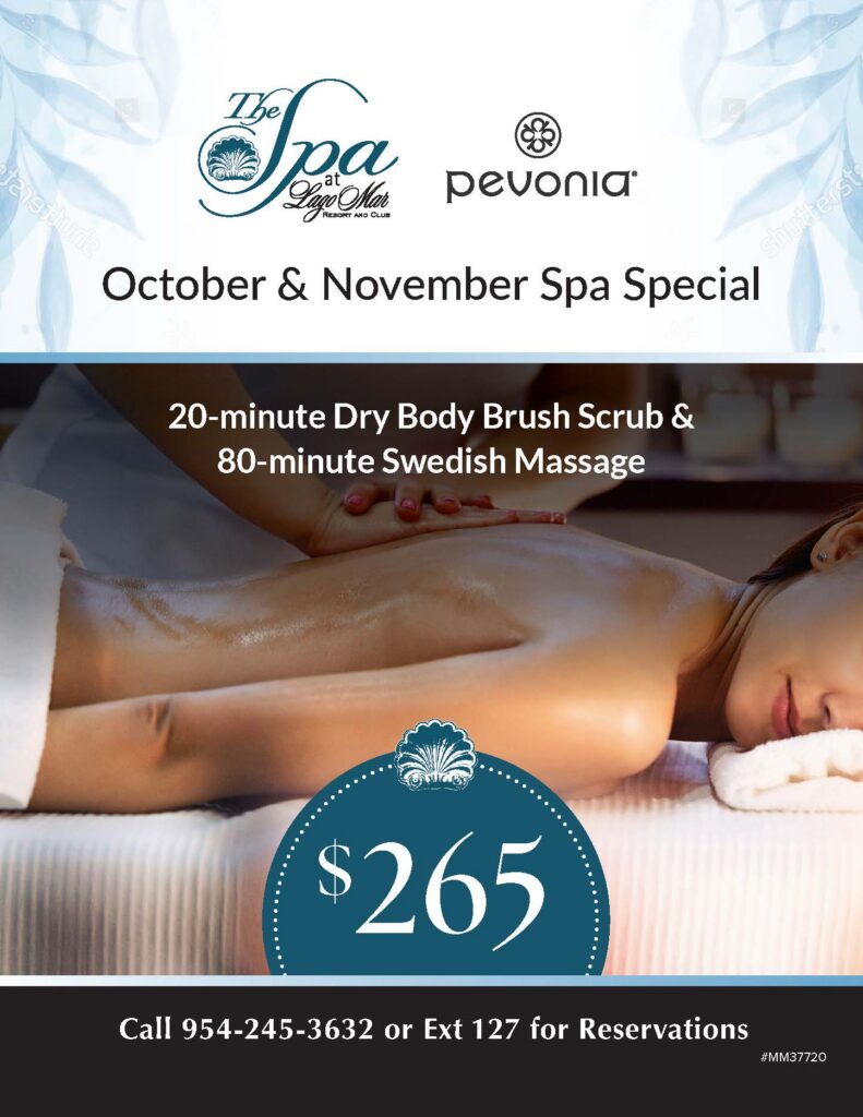 October & November Spa Special
