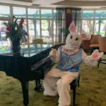 lago mar easter 2022 easter bunny at lounge bar piano