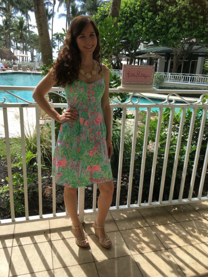 Amber in lilly pulitzer