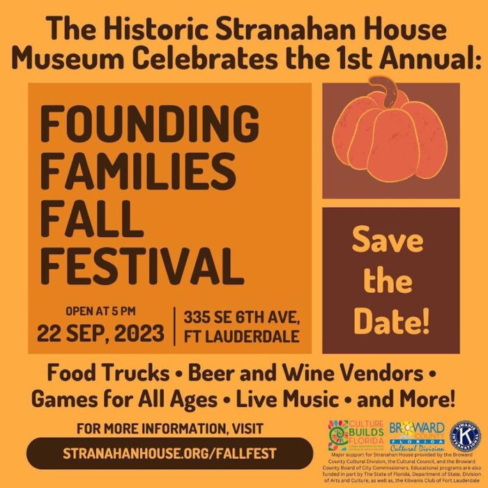 stranahan house founding families fall festival flyer